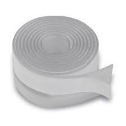 BURLETE PVC EXPANDIDO ADHESIVO 38MMX1M TRANSP.