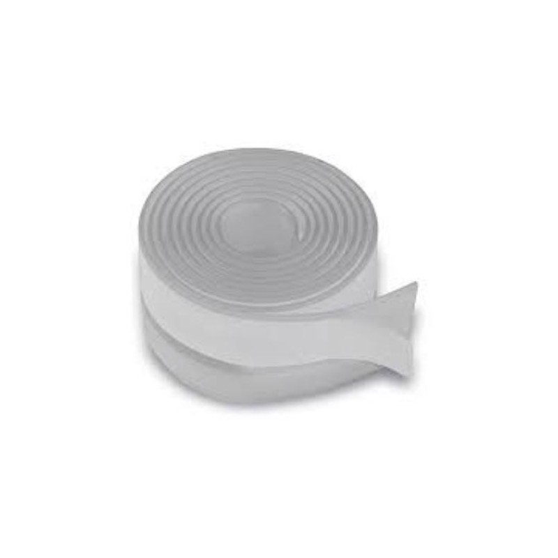 BURLETE PVC EXPANDIDO ADHESIVO 38MMX1M TRANSP.