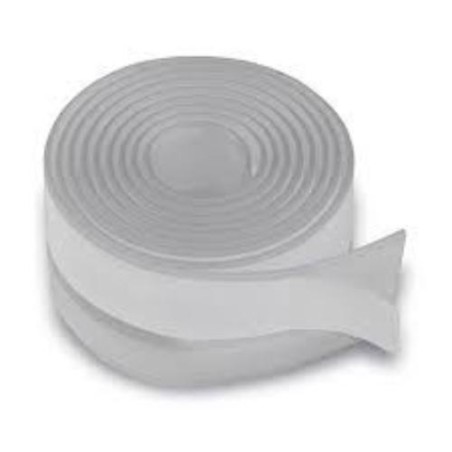 BURLETE PVC EXPANDIDO ADHESIVO 38MMX1M TRANSP.