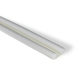 BURLETE DOBLE BAJO PUERTA ESPUMA 95CM BLANCO