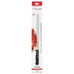 CUCHILLO JAMONERO ALVEOLADO ESTRECHO 29CM 11.5"