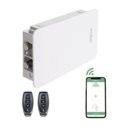 CERRADURA INVISIBLE KAMO BLANCO 2 MANDOS CI20BRC