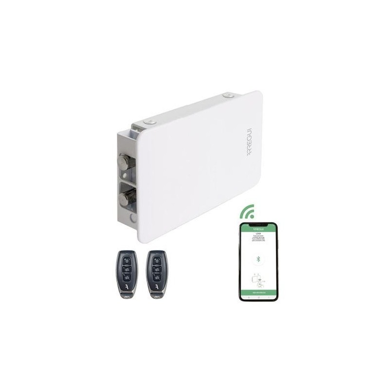 CERRADURA INVISIBLE KAMO BLANCO 2 MANDOS CI20BRC