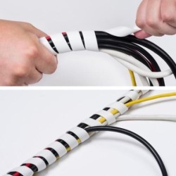 ESPIRAL CABLES BLANCO 2.5M 10-40MMØ CTW2.5W