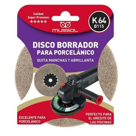 DISCO ABRILLANTADOR BORRADOR PORCELANICO K64 115MM