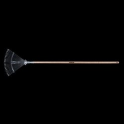 ESCOBA JARDIN AJUSTABLE MANGO DE MADERA VIVR202