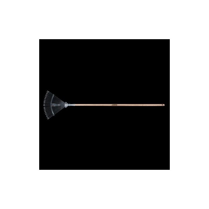 ESCOBA JARDIN AJUSTABLE MANGO DE MADERA VIVR202
