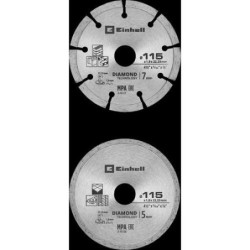 JUEGO DE 2 DISCOS DE DIAMANTE SURTIDOS 115MM