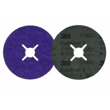 DISCO FIBRA CUBITRON 3 1187C 60+ 125X22MM 3M