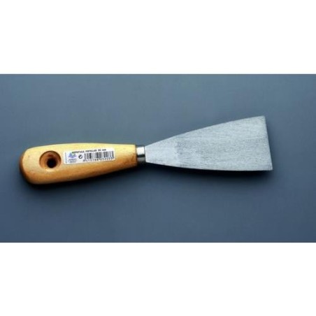 ESPATULA PINTOR  ACERO MANGO MADERA 50 MM