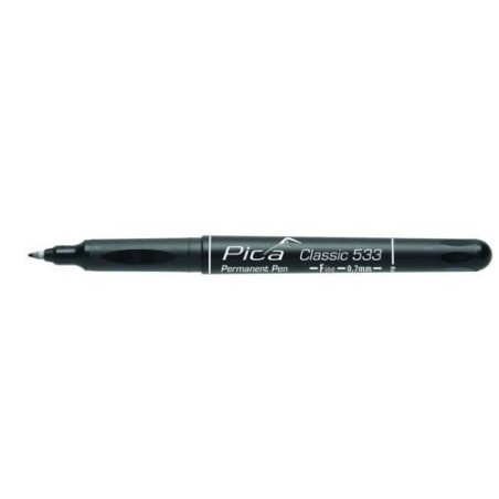 MARCADOR PERMANENTE PICA CLASSIC FINA NEGRO