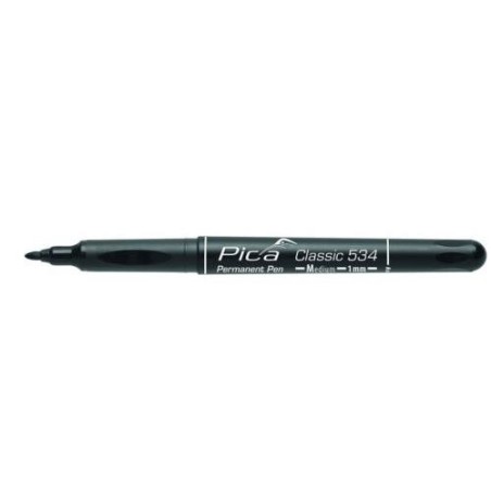 MARCADOR PERMANENTE PICA CLASSIC BALA NEGRO