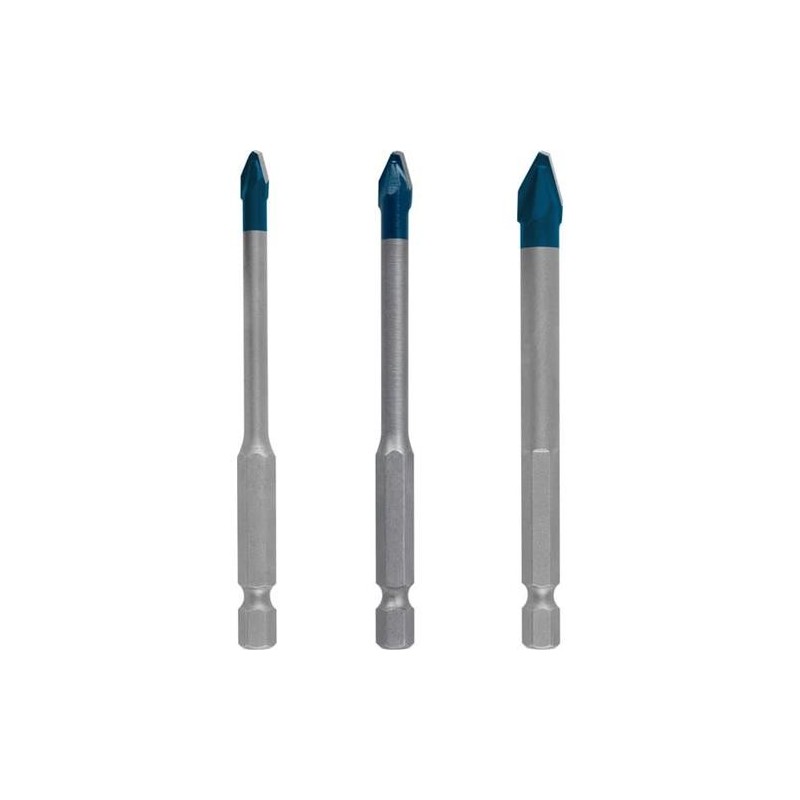 JUEGO BROCAS PORCELANICO EXPERT HEX-9 3 UNIDADES