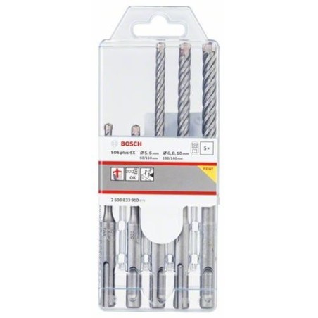 SET 4 BROCAS SDS-PLUS-5X  2608833910