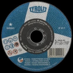 DISCO CORTE ACERO/INOXIDABLE BASIC 230X3X22 222044