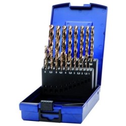 JUEGO BROCAS19 PIEZAS KE10 COBALTO DIN 338 H HSS-E