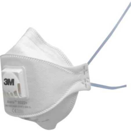 MASCARILLA PARTICULAS FFP2 CON VALVULA 9322+BLK