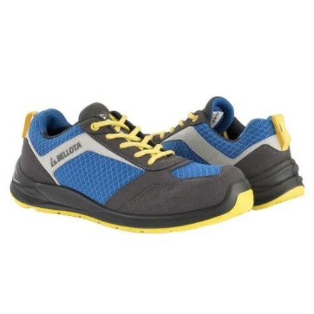 ZAPATO SEG. S1P FLEX AZUL-AMARILLO T-44