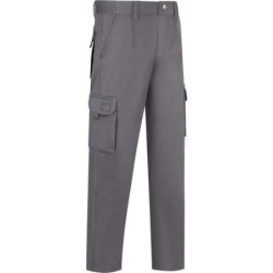 PANTALON GRIS STRETCH MULTIBOLSILLOS T. 38 SE-822