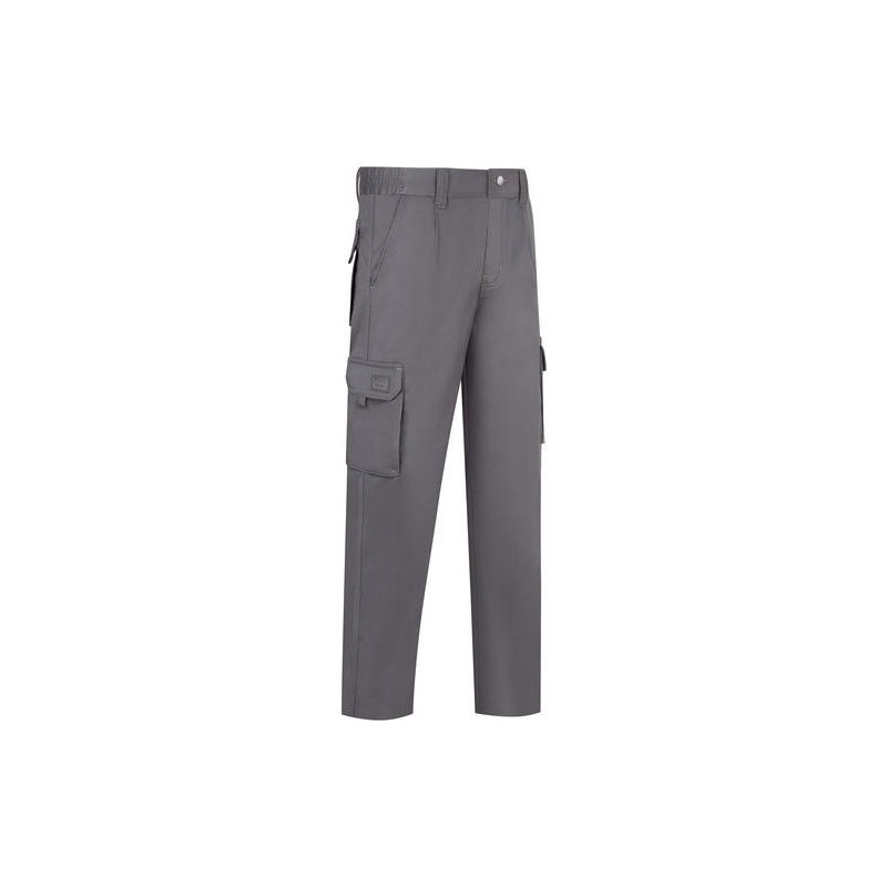 PANTALON GRIS STRETCH MULTIBOLSILLOS T.58 SE-822