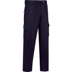 PANTALON AZUL STRETCH MULTIBOLSILLOS T. 44 SE-822