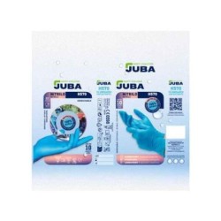 CAJA 10 GUANTES DESECHABLE NITRILO SIN POLVO T.8