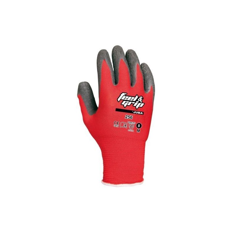 GUANTE POLIAMIDA LATEX FEEL&GRIP 256/7 PAR