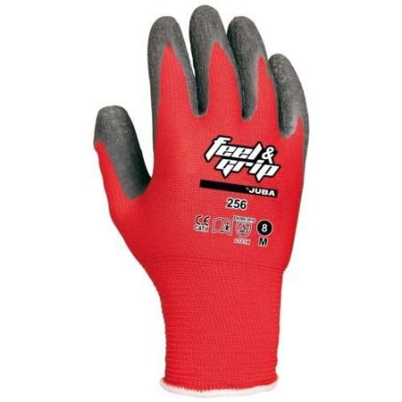 GUANTE POLIAMIDA LATEX FEEL&GRIP 256/9 PAR