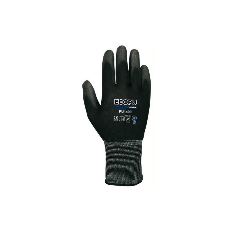 GUANTE POLIAMIDA PU1400 9 PAR
