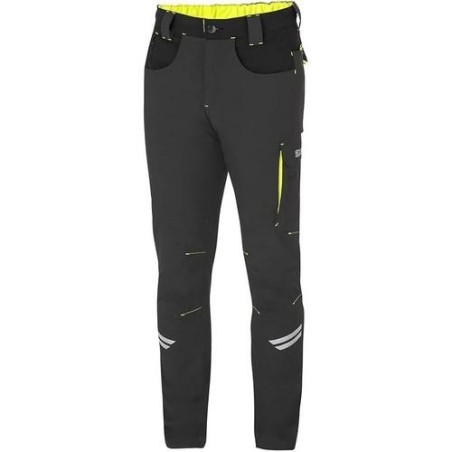 PANTALON KANSAS LIGHT TECH GRIS/AMARILLO T-L