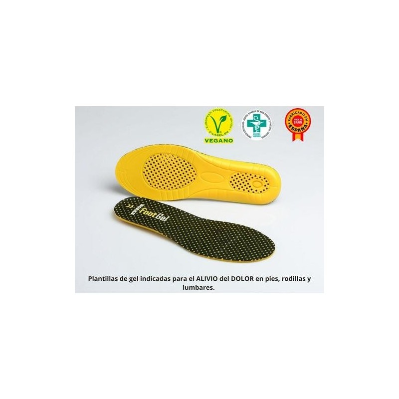 PLANTILLA FOOTGEL WORKS NARANJA T-39-42