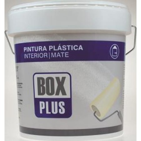 PINTURA PLASTICA INT. BOX PLUS BLANCO MATE 12KG.