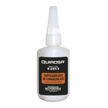 ADHESIVO CIANOACRILATO MATERIAL PLASTICO 50GR.