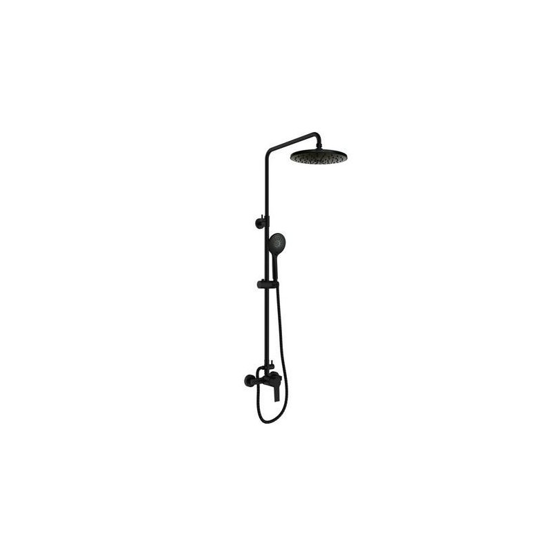 CONJUNTO DUCHA MONOMANDO EXTENSIBLE GO 2 NEGRO