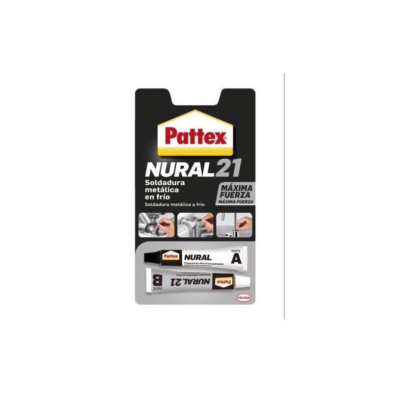 JGO. SOLDADURA METAL. EN FRIO GRIS 22 ML. NURAL-21