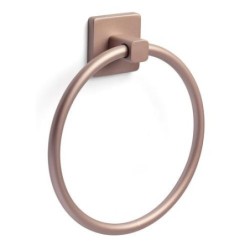 TOALLERO ARO BAÑO ADHESIVO KALO ORO ROSA 6320426