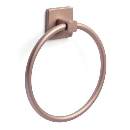 TOALLERO ARO BAÑO ADHESIVO KALO ORO ROSA 6320426