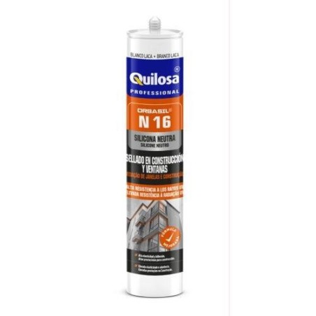 SILICONA ORBASIL N16 NEUTRA 300 ML. BLANCAS