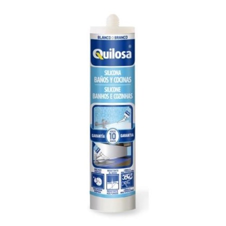 SILICONA ORBASIL BAÑO 300 ML. BLANCA 43737