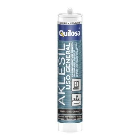 SILICONA FUNGICIDA AKLESIL BLANCA 280 ML.