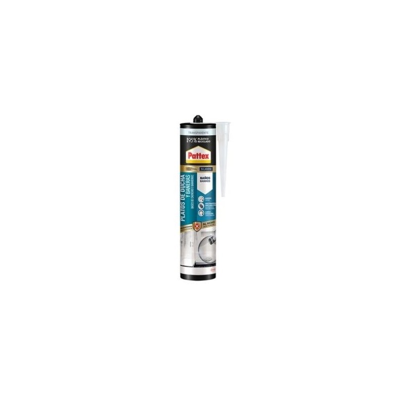 SILICONA PLATO DUCHA Y BAÑERA TRANSP 280ML