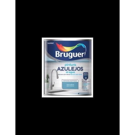 ESMALTE AZULEJOS AL AGUA SATINADO GRIS 750ML