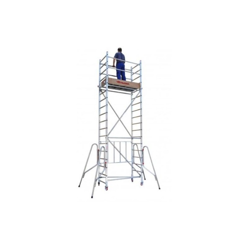 ANDAMIO ALUMINIO C/RUEDAS 75X160CM PACK 1 RS160