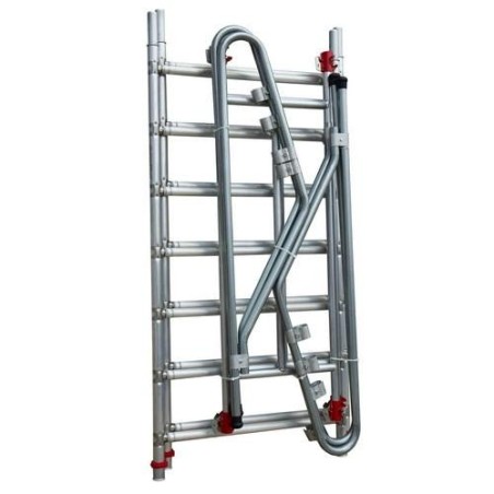 ANDAMIO ALUMINIO C/RUEDAS 105X180CM PACK 2 RS180