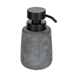 DOSIFICADOR JABON CERAMICA SACILE 400ML GRIS NEGRO