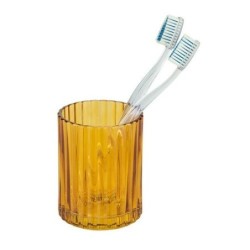 VASO DE DIENTES VIDRIO POMPEI AMBAR 26153100