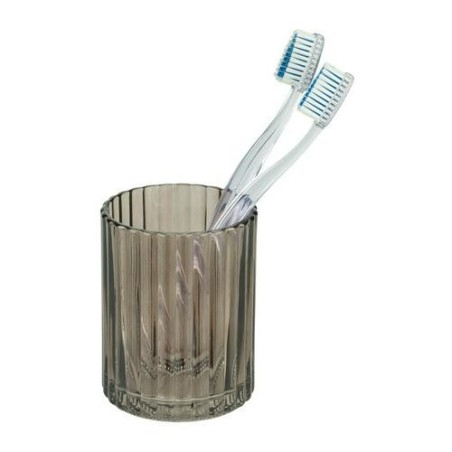 VASO DE DIENTES VIDRIO POMPEI GRIS 26163100