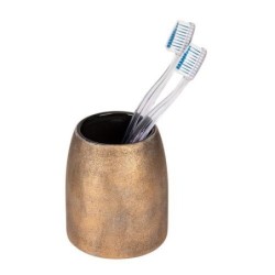 VASO DE DIENTES DE CERAMICA TREMEA BRONCE NEGRO