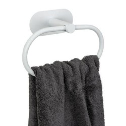 TOALLERO DE ARO DE ACERO INOX TURBO-LOC BLANCO