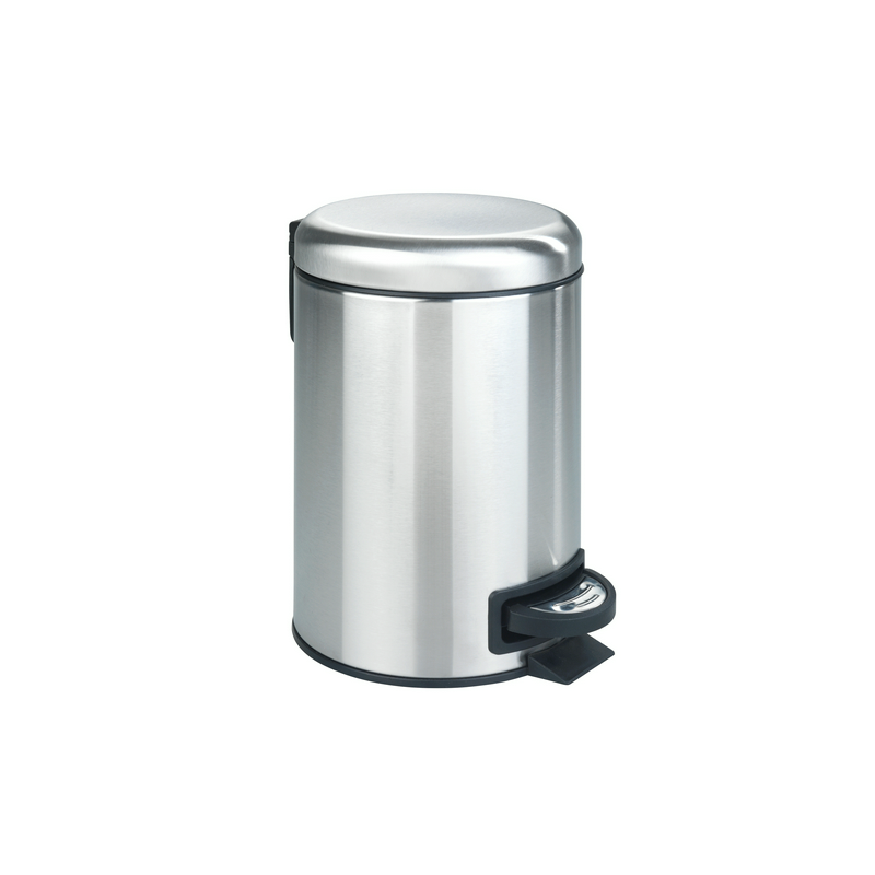 CUBO DE PEDAL ACERO INOXIDABLE 3L SATINADO